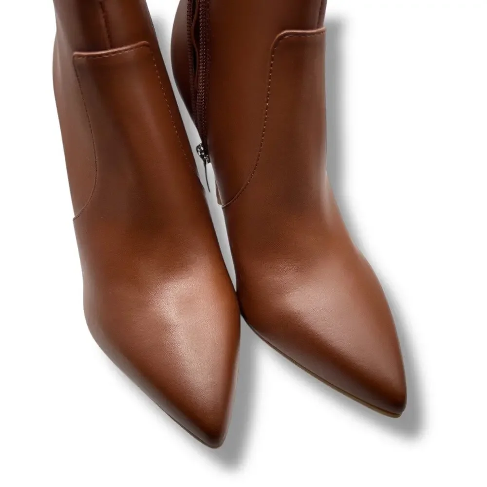 Nine West Brown Tolate Ankle Boots 8.5 - Picture 3 of 7